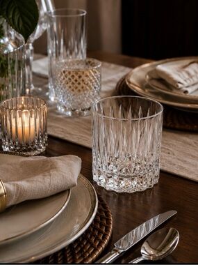 Cristal d'Arques Classic crystal, 4 Tall Goblets.